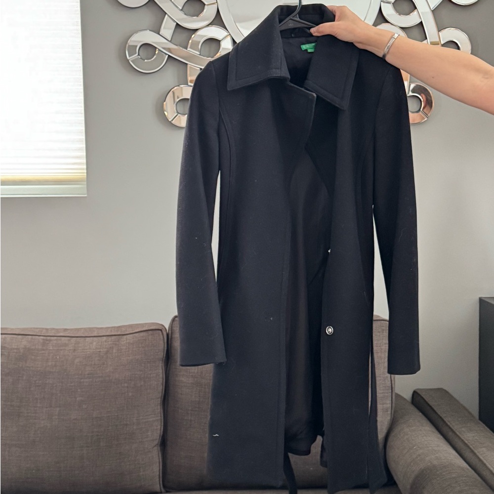 United Colors Of Benetton Dark Trench Coat